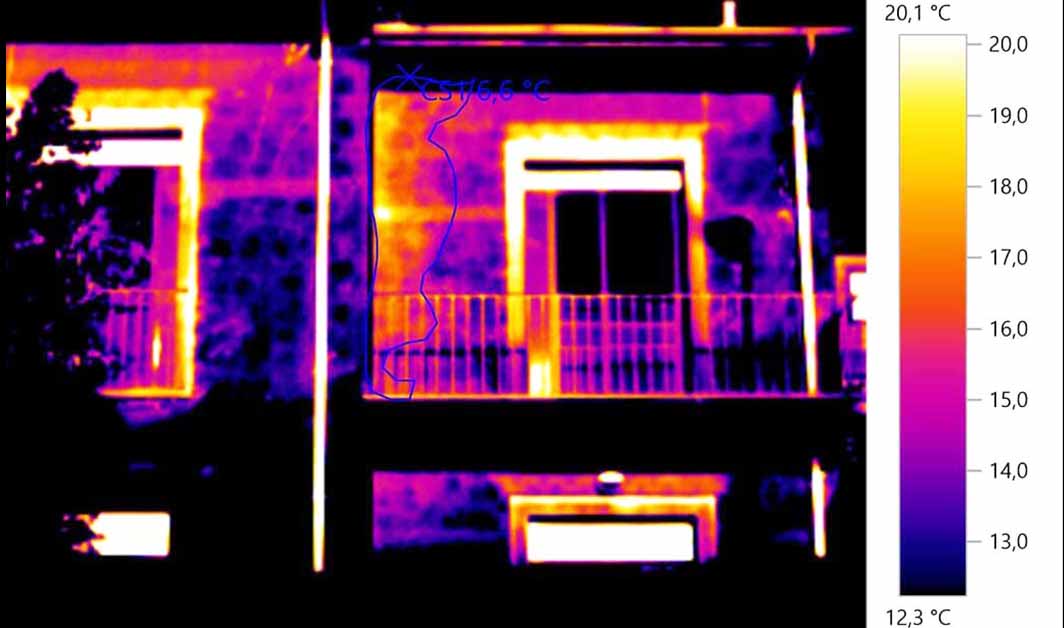 termocamera a mano condominio infrarosso