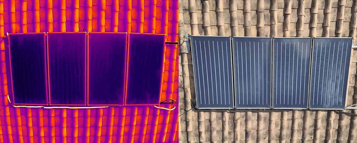 Termografia drone pannelli fotovoltaici